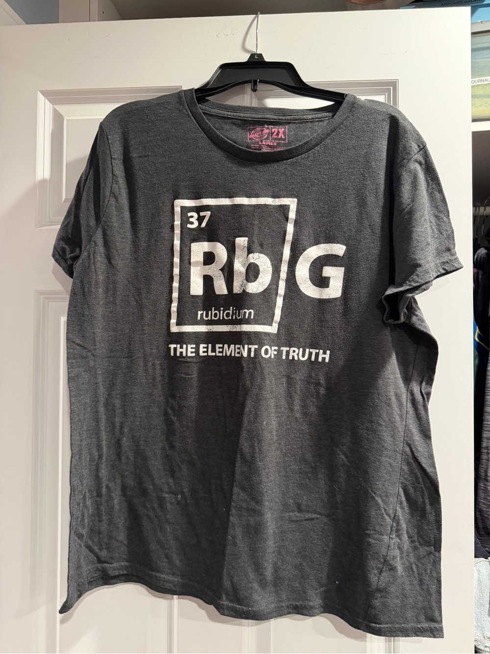 Crazy Dog T-Shirts Gray RbG Rubidium Graphic Tee